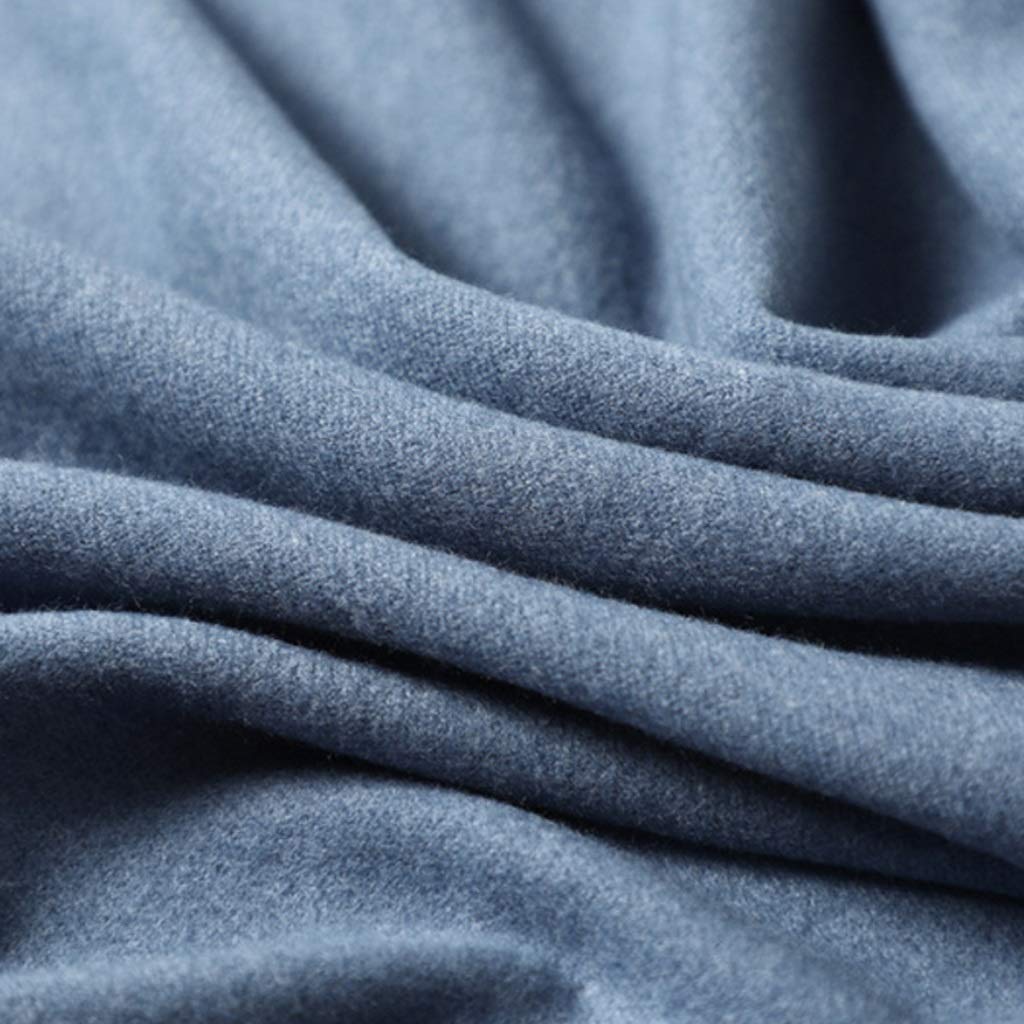 Sciarpa Invernale in Cashmere Donna Scialli Caldi Spessi Avvolge Sciarpe Solide da Donna Nappe di Moda Foulard di qualità Coperta (Colore : B)