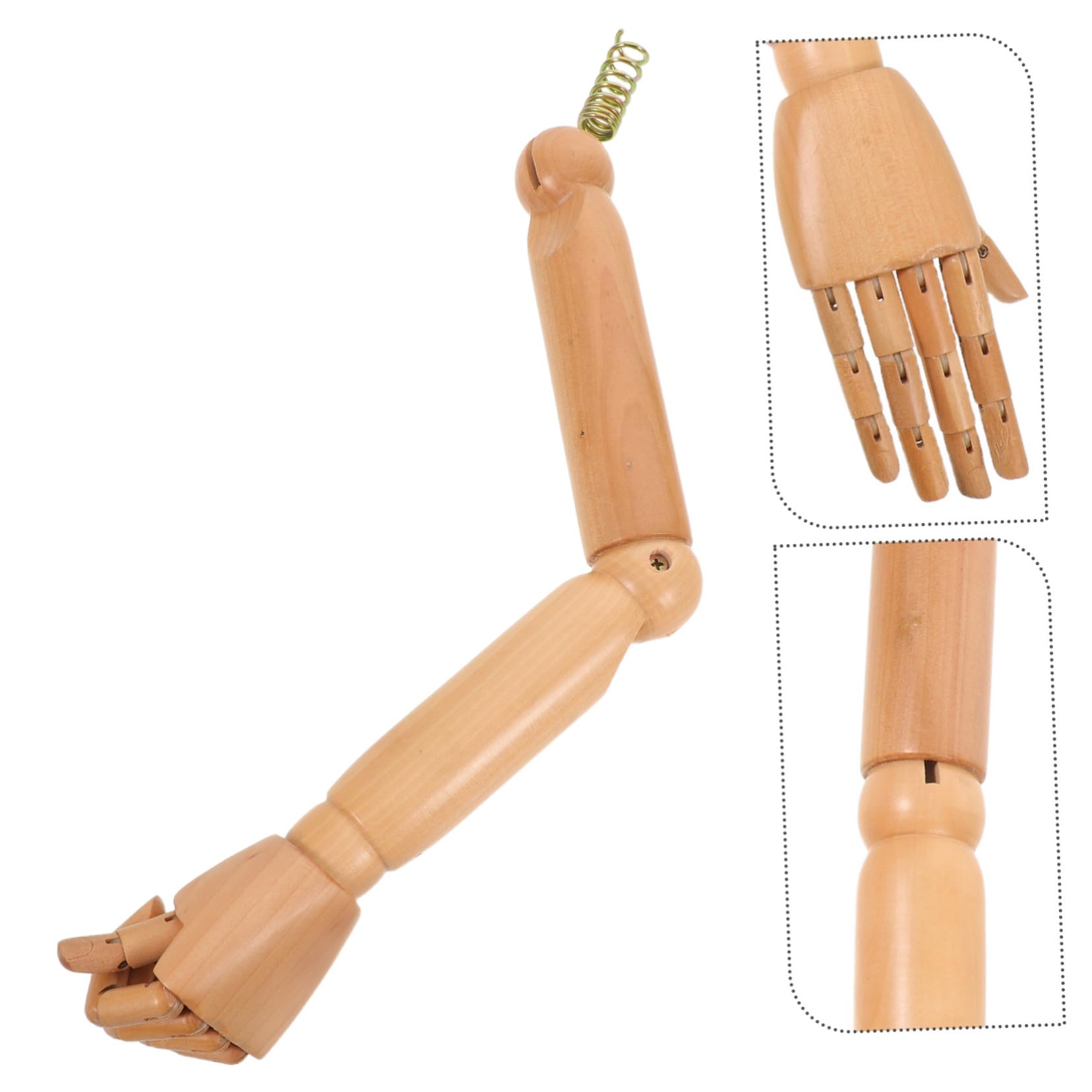 Uonlytech Mannequin pour Enfant Bras Articulé Articulé Flexible Mains Mannequin Kaki