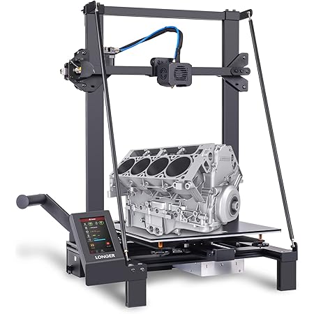 LGT Longer LK5 Pro 3D Printer Upgraded with Dual Blower Kit, Large Print Size 11.8"x11.8"x15.7"(300x300x400mm), Open Source, Removable Lattice Glass Platform, Diagonal Rod and Resume Printing, DIY