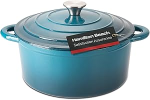 Enameled Cast Iron Le Creuset Dutch Oven 4.5 Quart