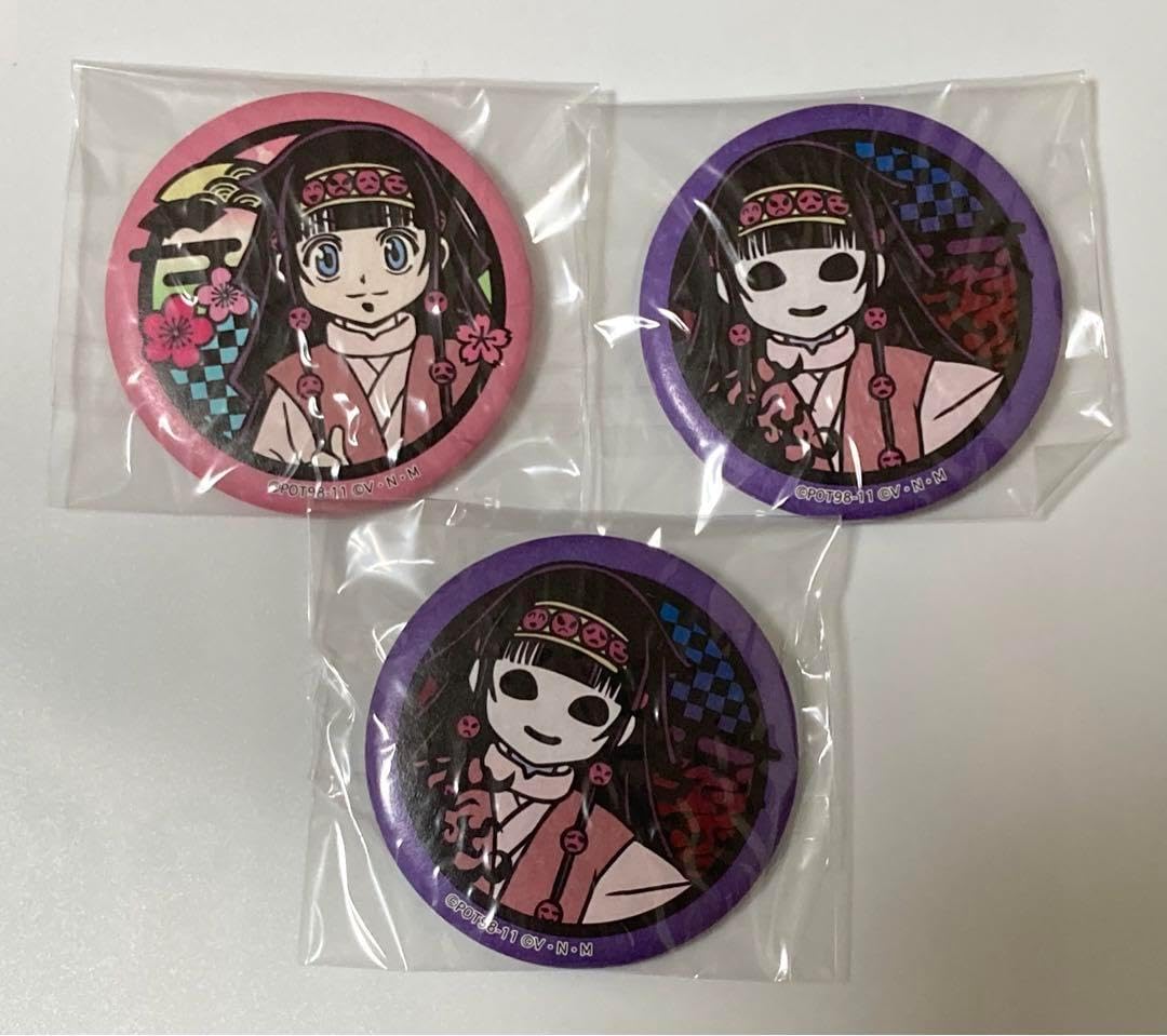 ハンターハンター 和紙缶バッチ 切り絵シリーズ vol2 アルカ ナニカ