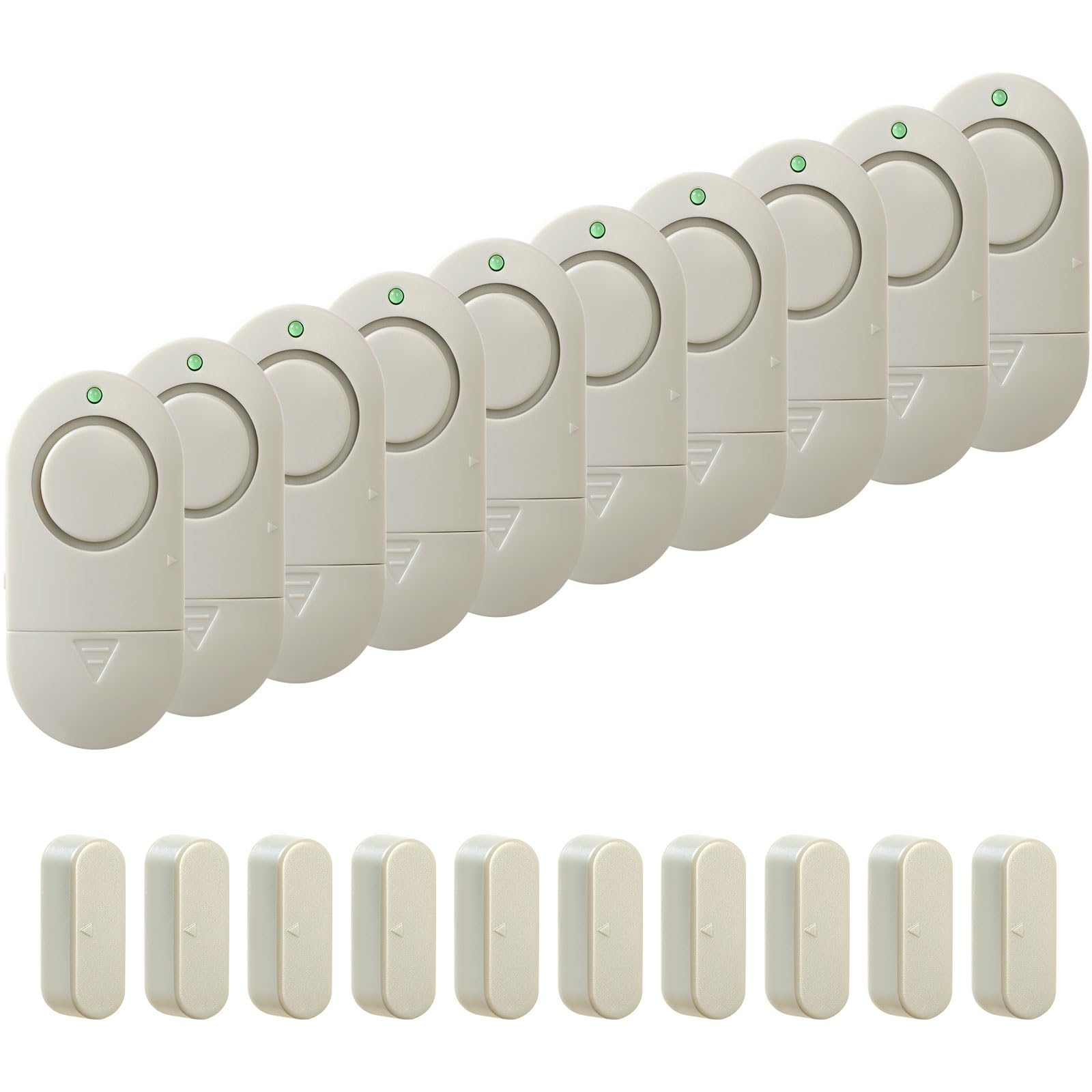 Door Window Alarm, Window Alarms for Home Security, 120DB Loud Door Chime for Store, Ideal for Home, Garage, Apartment, RV(10 Pack)