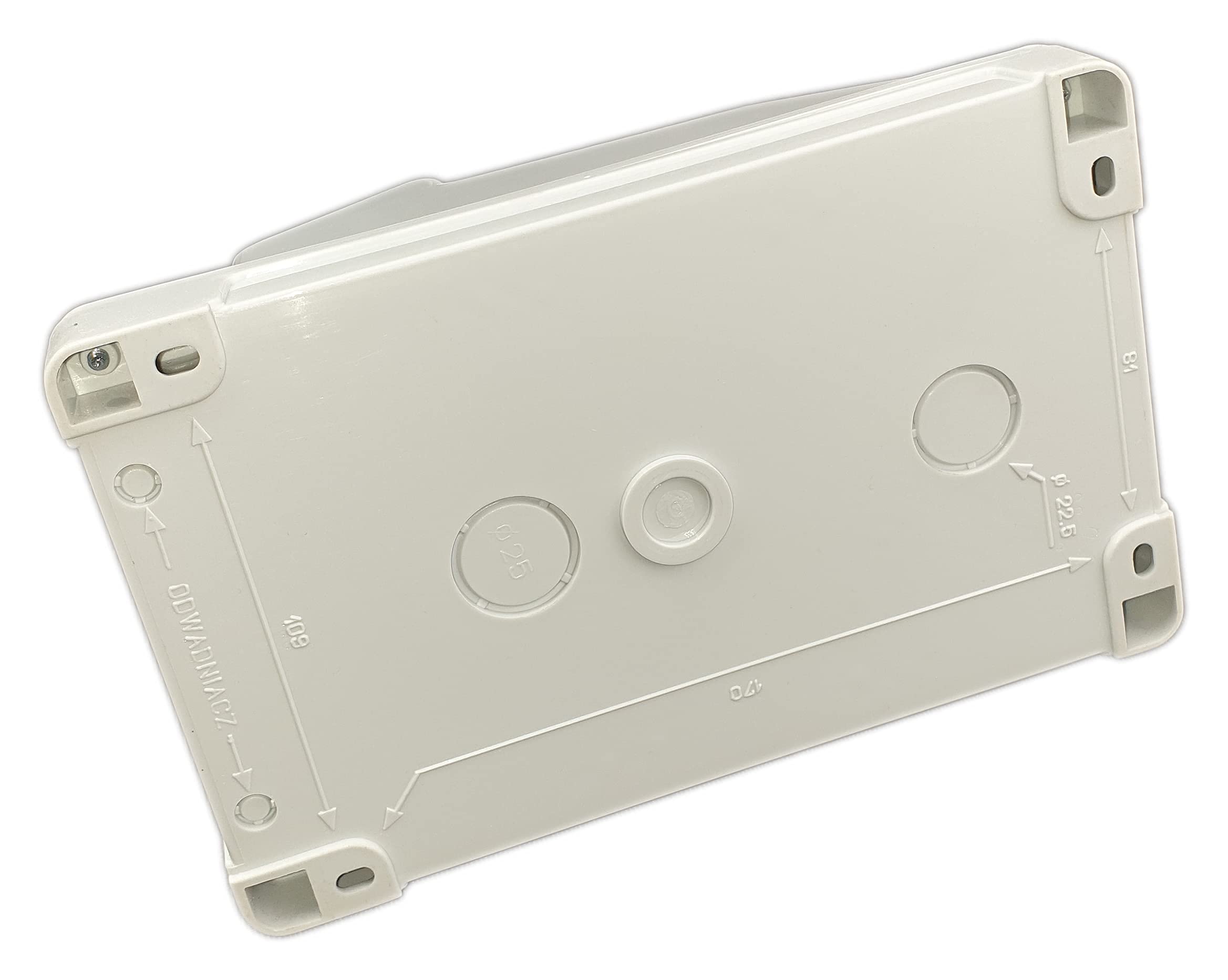 RoadEu CEE - Adattatore Caravan, Spina combinata 16A 3P, 2 prese Schuko da 230V, spina per dispositivi da parete IP44
