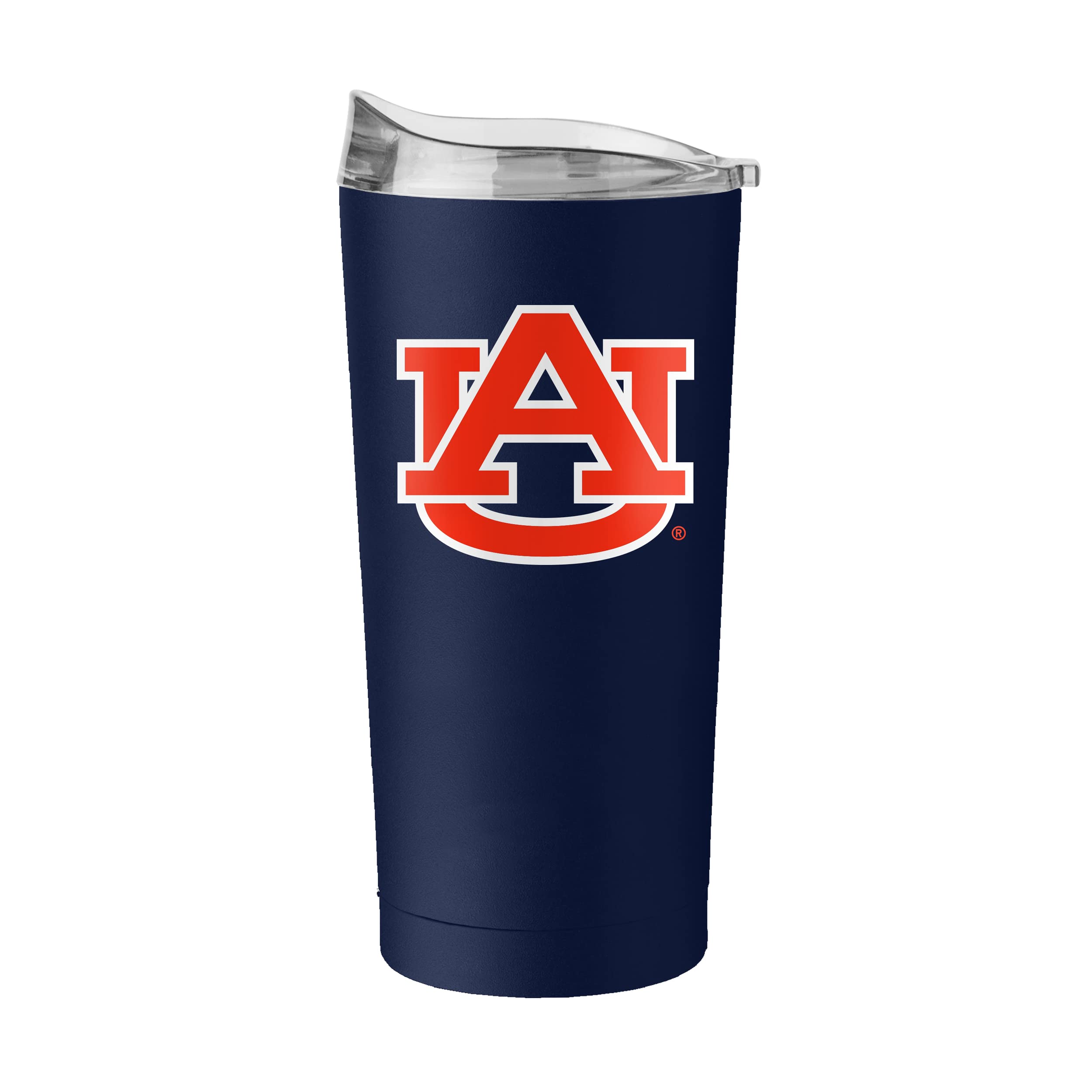 Logo Brands NCAA 20 oz Powder Coat Stainless Tumbler -Double-Wall Insulated Everday Tumbler for Hot or Cold Drinks, High Lip Lid, Team Color