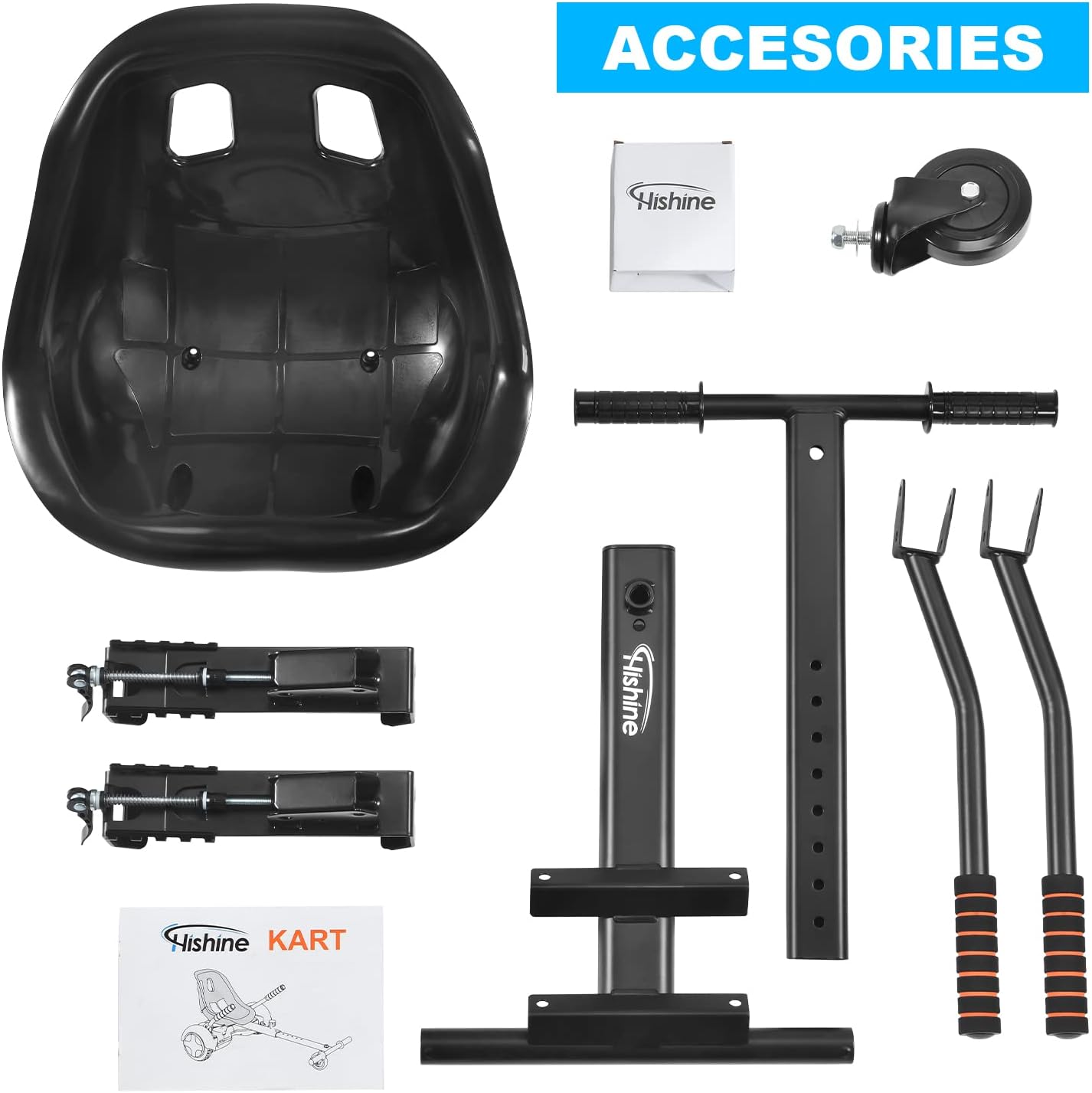 Hovingboard attachment for 6.5 "-10" table, the update design is not necessary for velcro straps, Kart conversion kit accessory for the transformation of self-tank scooter into a go trolley 7 61UKlp7c8fL. AC SL1500