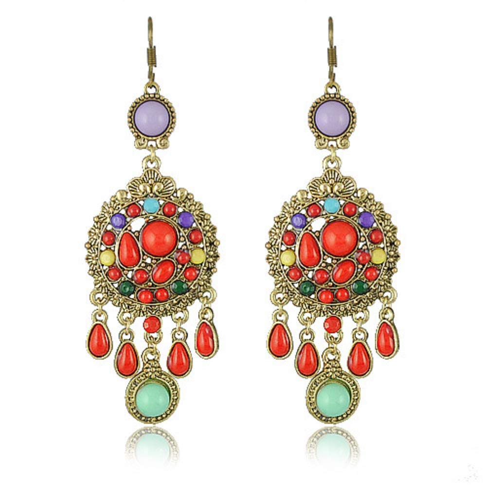 Tassel Earrings,Bohemian Earrings Dangle Earrings For Women Hoop hoop Earrings