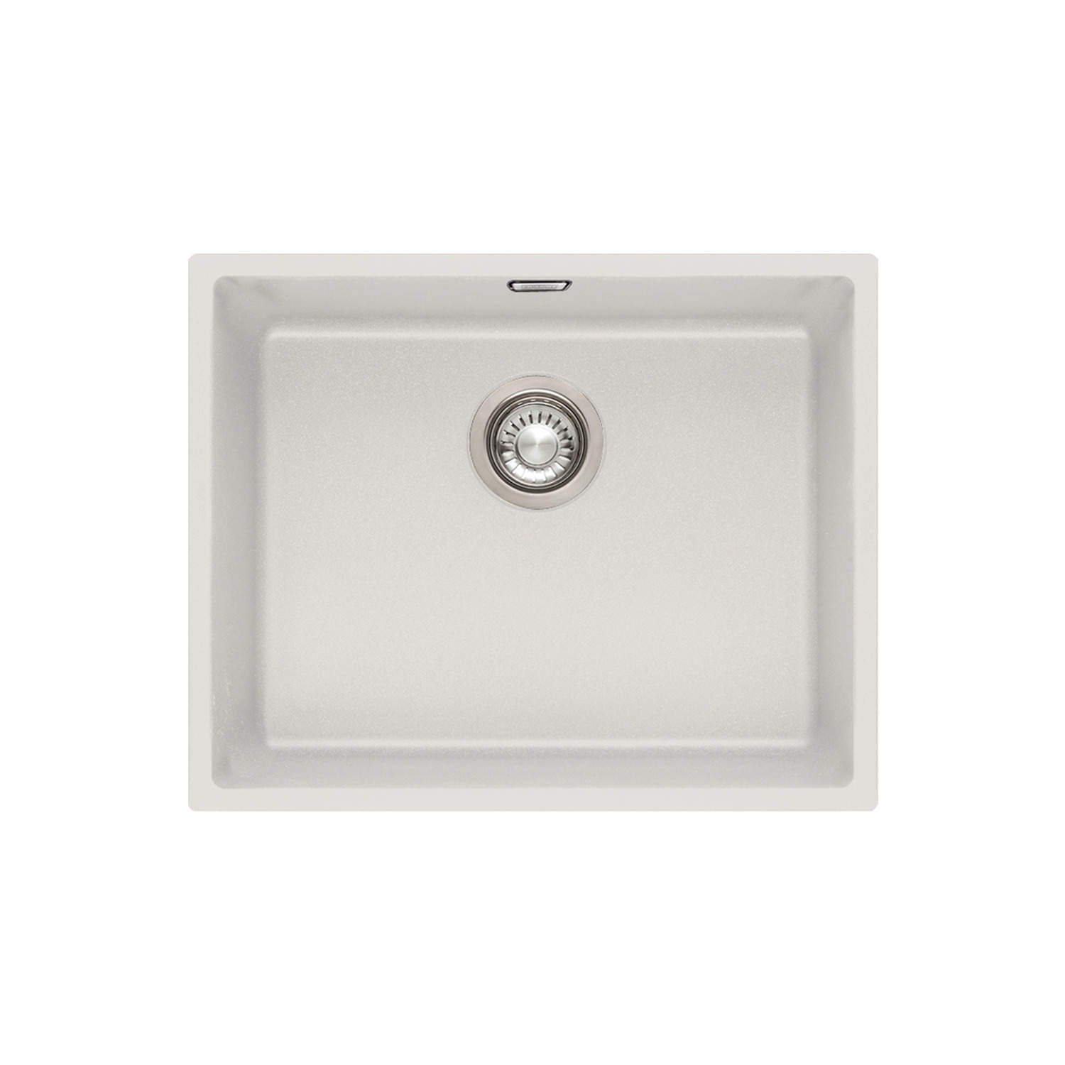 Franke Sirius SID110-50PW 1.0 Bowl Tectonite Undermount White Kitchen Sink
