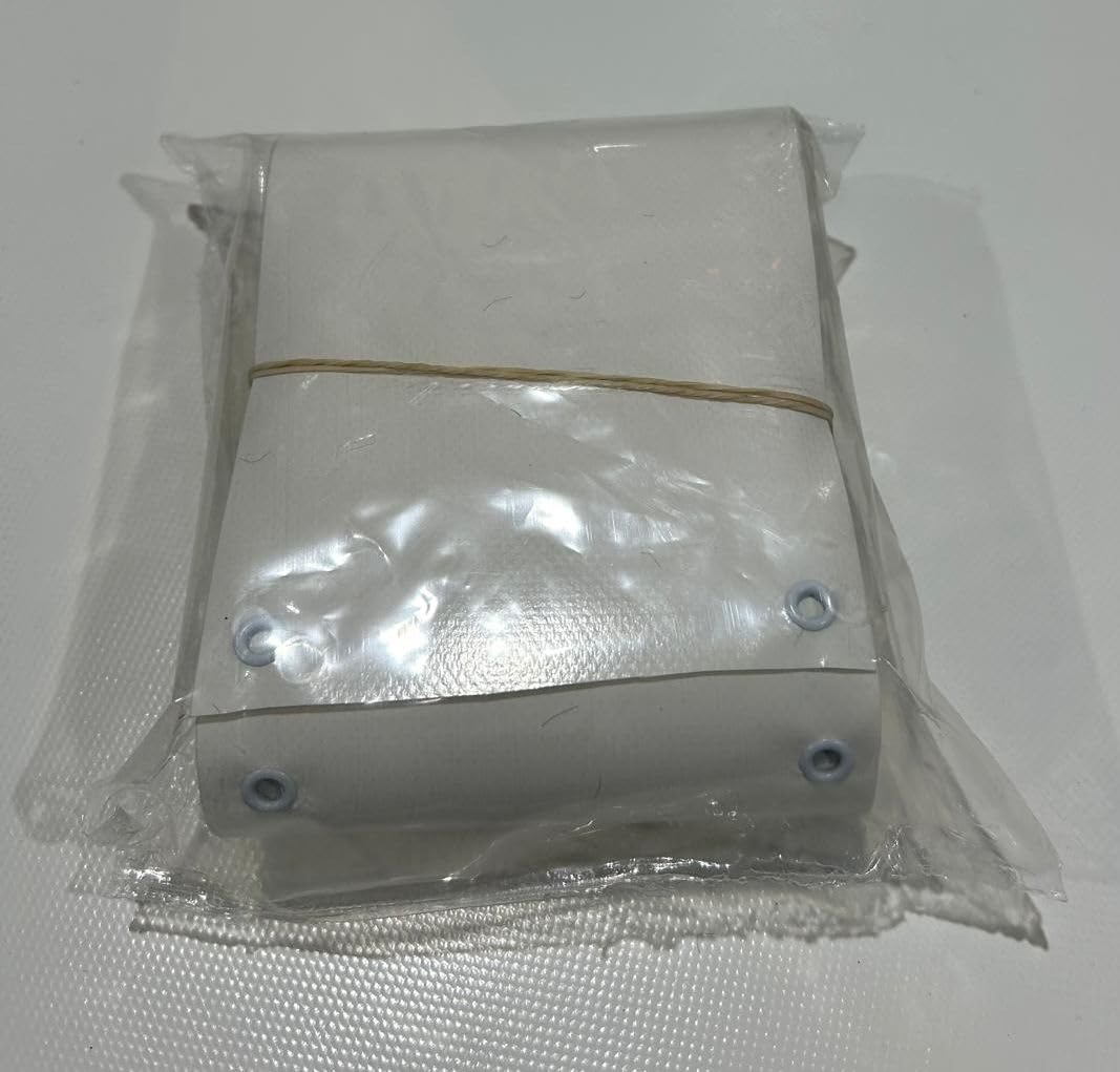 Cinta de Protección para la Red de Padel de 10,00 m de Longitud. PVC Blanco de Gran Resistencia y Duración. Repuesto para la Red