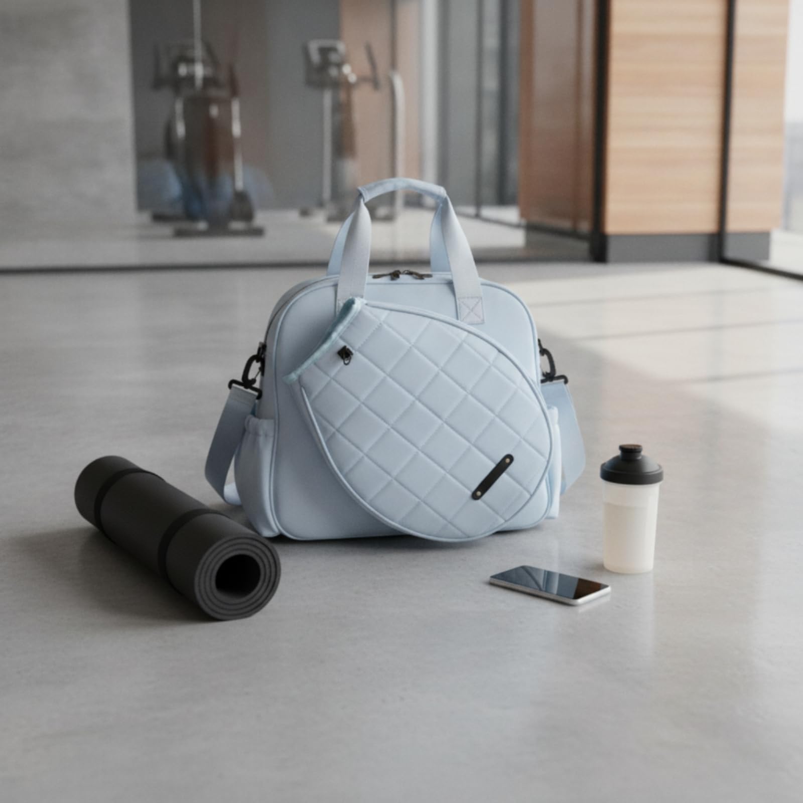 Qianly Borsa Porta Racchette Capiente Borsone Sportivo Compatta per Tennisti