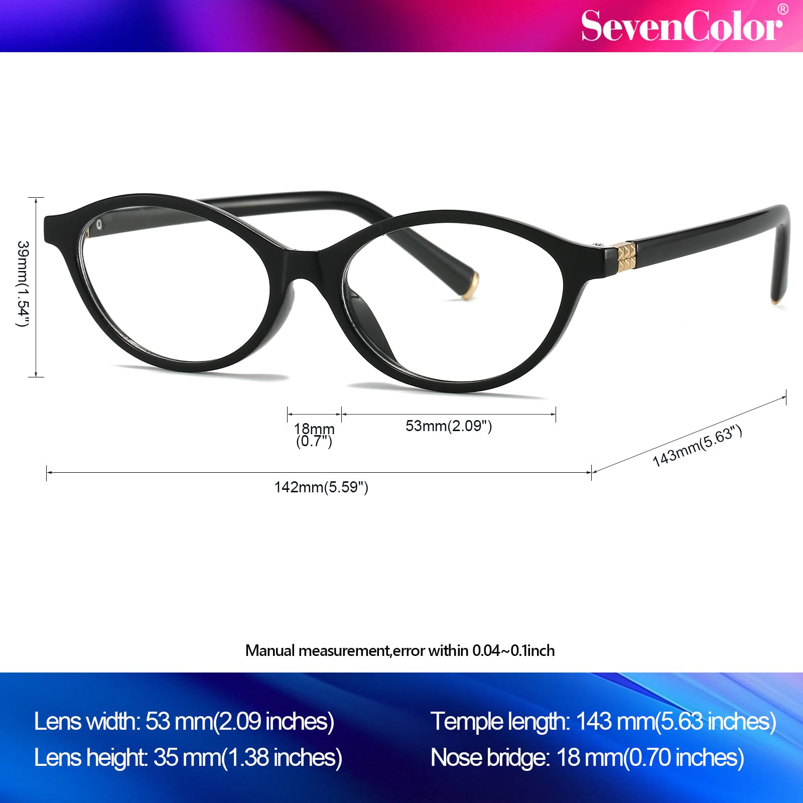 Ovale Retro-Brille für Damen, rund, blaues Licht, blockierende Brille, 90er-Jahre, ovale Brille