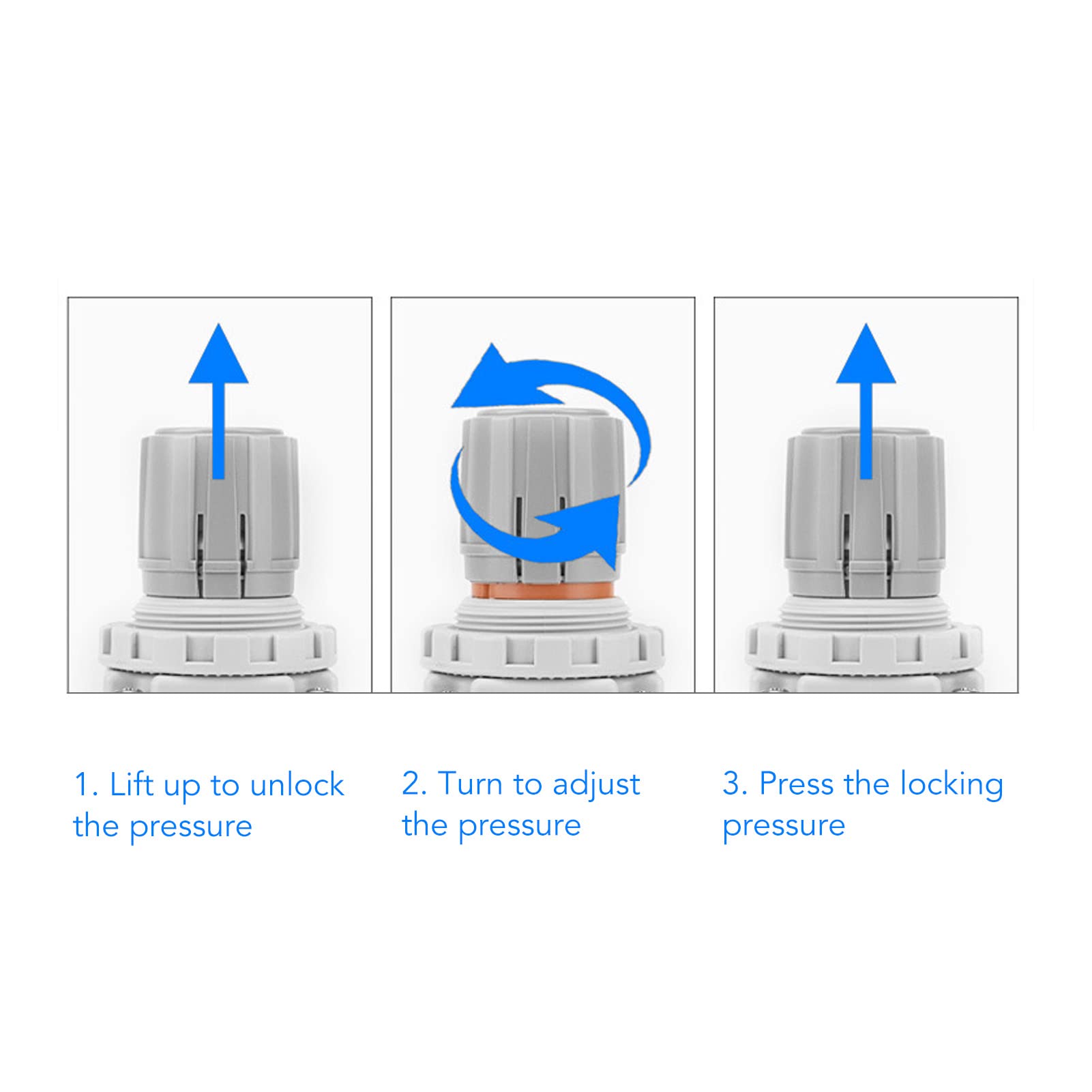 Régulateur de Pression à Vide Pneumatique, Régulateur Autobloquant -100 à -1,3 Kpa Régulateur de Pression d'air Compact pour l'industrie