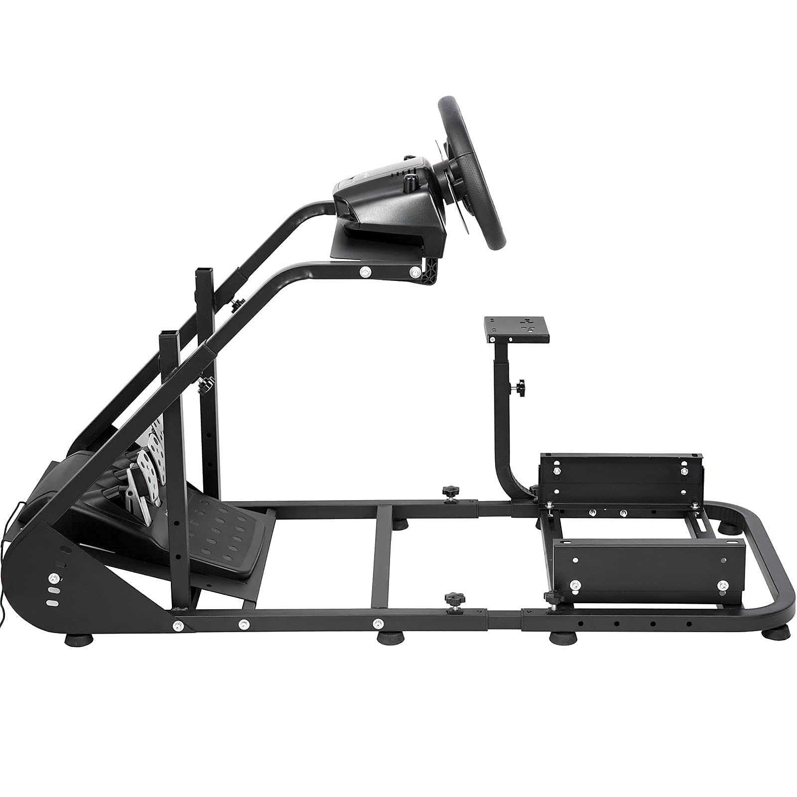 Marada Simulator Cockpit Stand,Racing Wheel Stand fit Logitech G25 G27