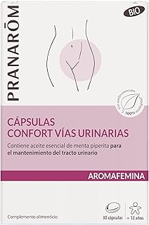 PRANARÔM - Aromafemina - Confort Vias Urinarias Bio - Contiene aceite esencial de menta piperita que mantiene la salud de ...