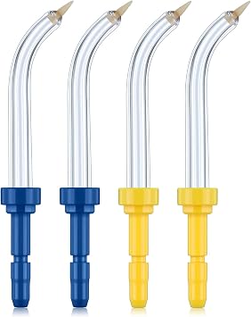 Yaomiao 4 Pcs Replacement Heads Pocket Tips Compatible with Waterpik