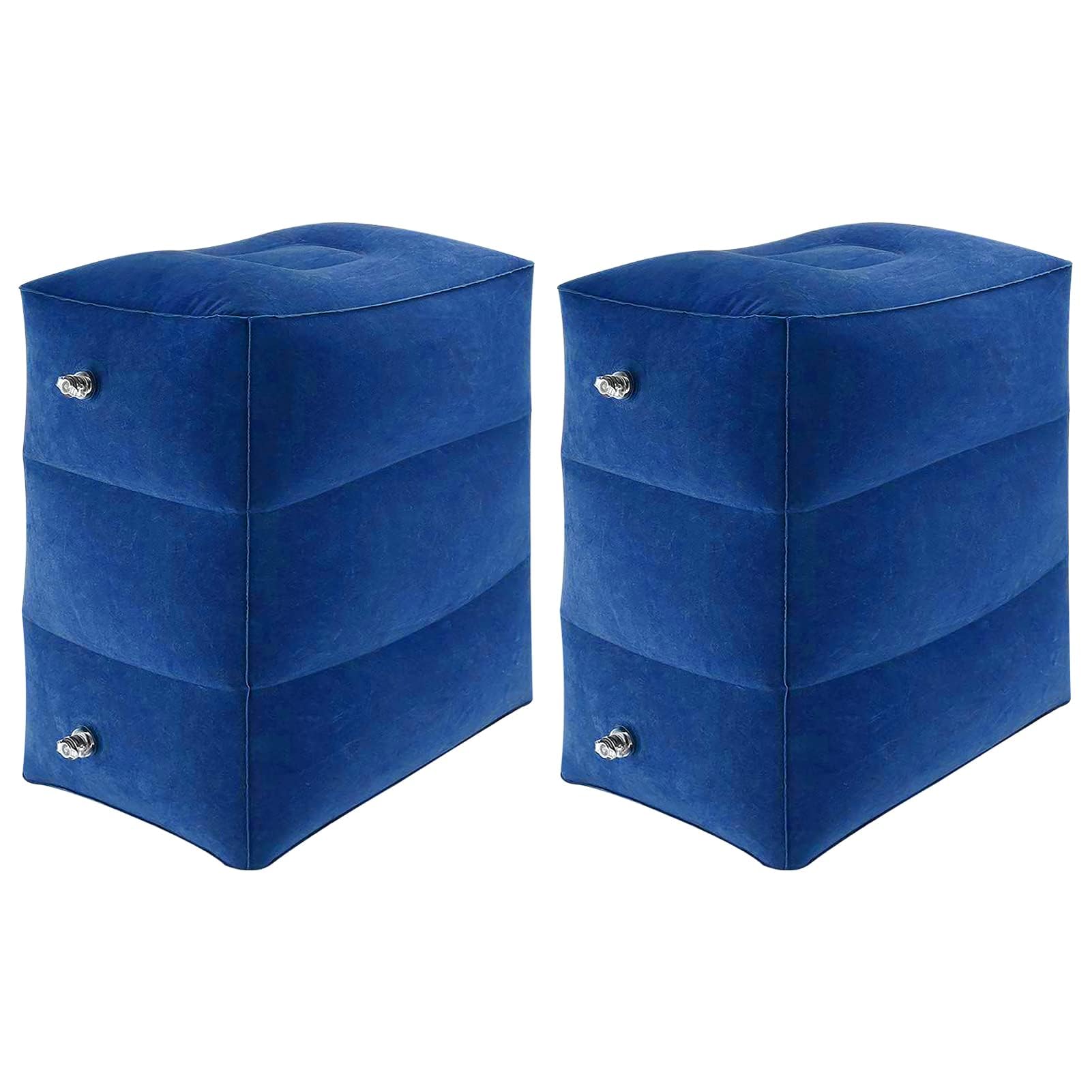 EVERGOODS 2 Pack Inflatable Foot Rest Pillow Adjustable Travel