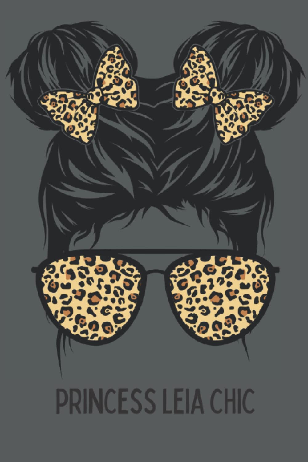 Princess Leia Chic: Journal, Notebook, Diary, Lined, 120 Pages, 6x9inch, Hair Stylist, Hair Dresser