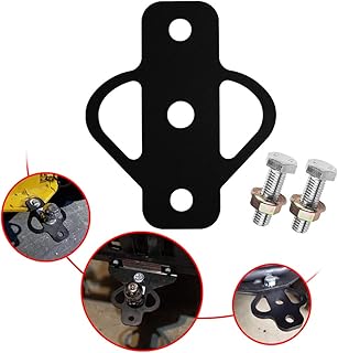ELITEWILL Steel ATV 3-Way Trailer Hitch Adapter for Golf Cart Garden Tractor Lawn Mower Chain and Tow Strap