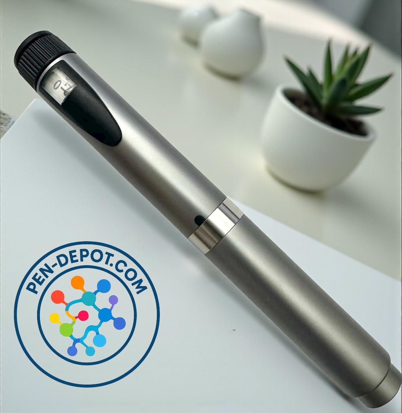 Axis - Research Pen - Metal 61 Unit V2 - Pen-Depot by ENDURAPEP (Brushed Silver) — Amazon image 2