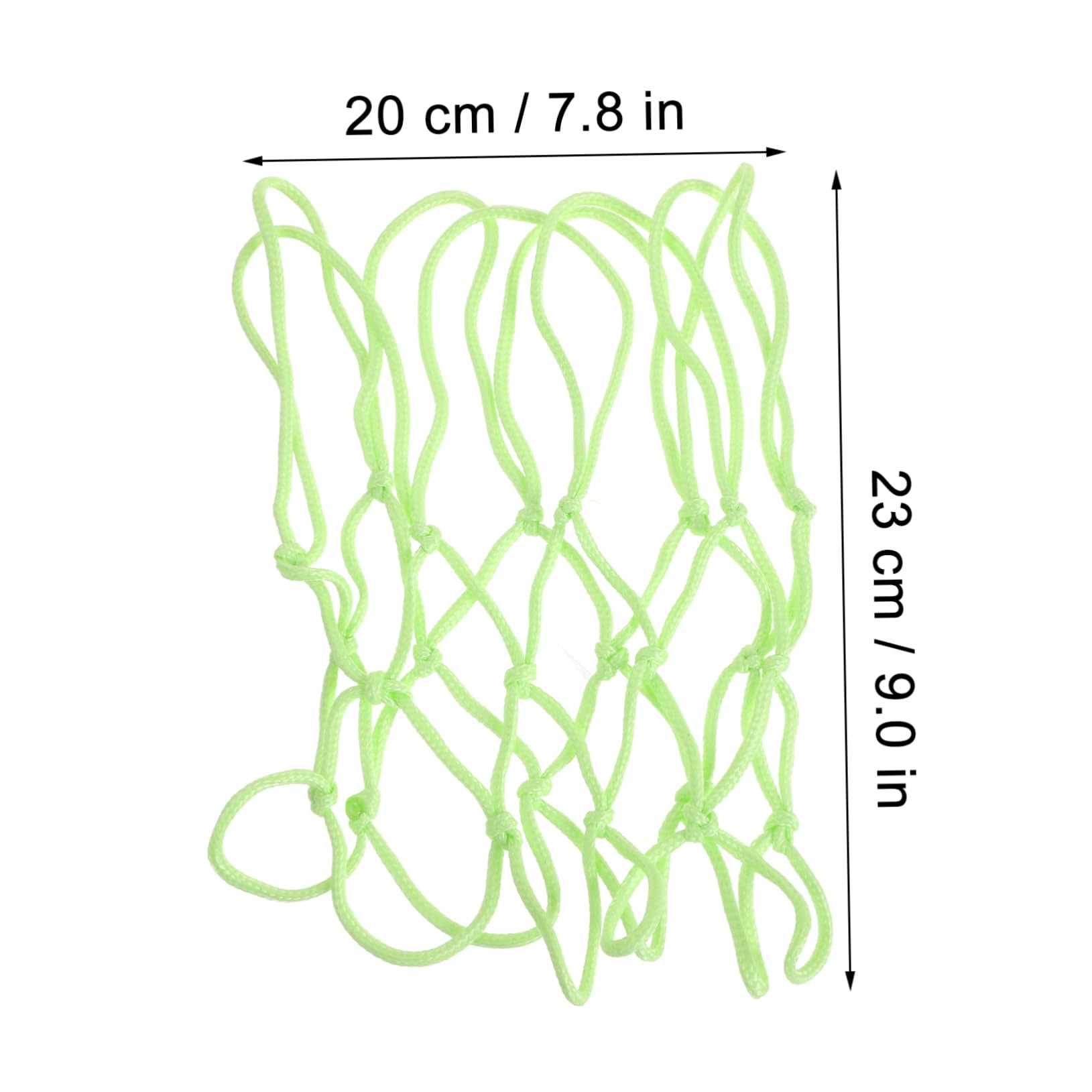 Abaodam Portable Basketball Net Durable Nylon Basketball Netting for Outdoor Use Replacement Practical for Parks and Community Courts