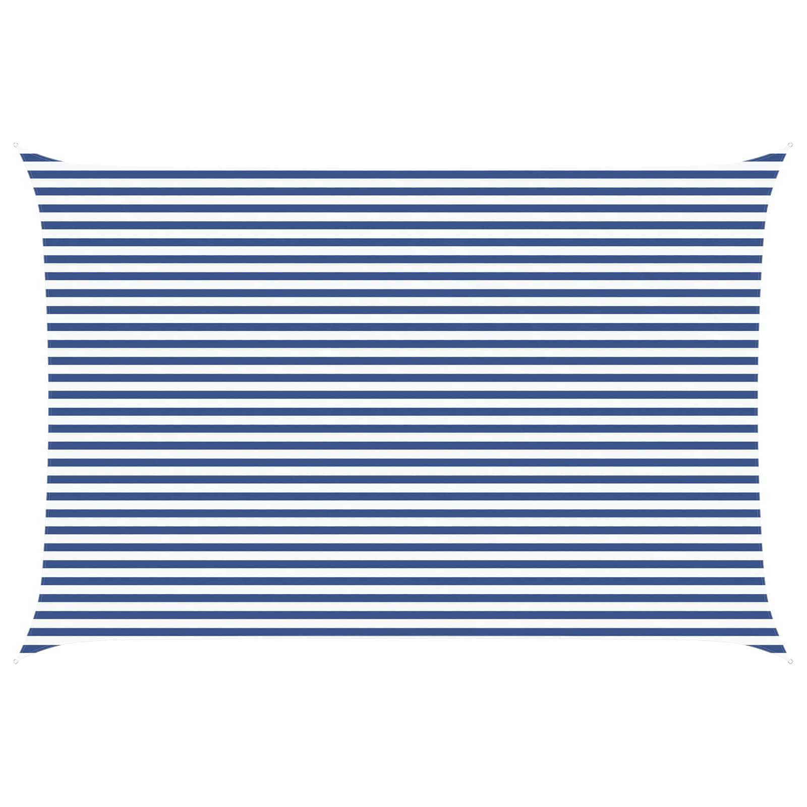 vidaXL Sun Shade Sail PU coated oxford, Outdoor Shade, UV-Resistant, Rectangular Canopy, Polyester Cover, Modern Terrace, Water Resistant Poolside