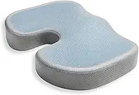 Almofada Cóccix e Lombar Ortopédica Espuma Gel de Alta Densidade Ergonômica Suporte para Cóccix e Coluna para Escritório Casa e Carro