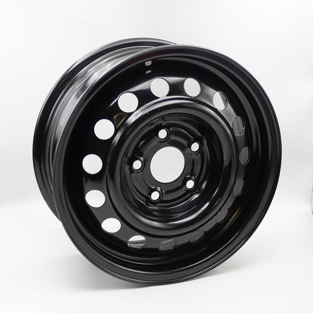 15 x 6 Inch Wheel Rim For Honda Civic 2012 2013 2014 Steel Rim 5 Lugs Black Direct Replace OEM