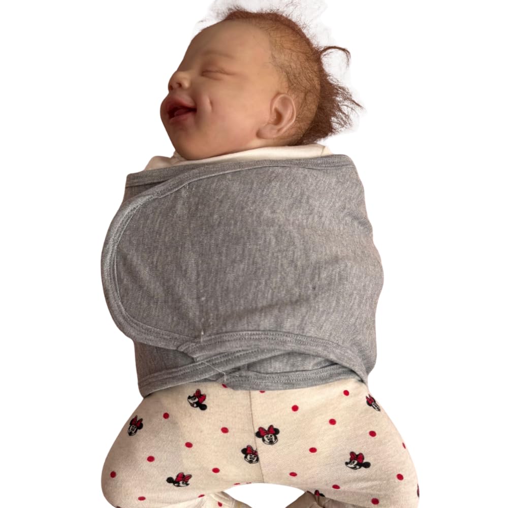 Bebek Kundak Kemer Ayarlanabilir Ergonomik Yenidoğan Yarım Kundak (Gri)