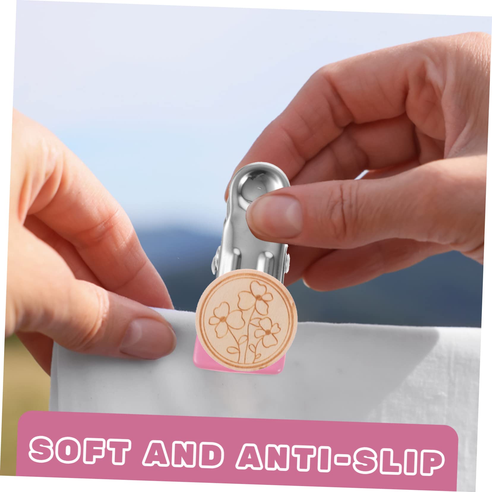 Alipis 4 Sätze Clips Nähen Snack-Clips Wäscheklammer Aus Metall Hochleistungsclip Kleiderklammern Für Den Haushalt Wäscheständer Mini-Chips Strandtuch-Clip Magnet Seitenclip Quilten
