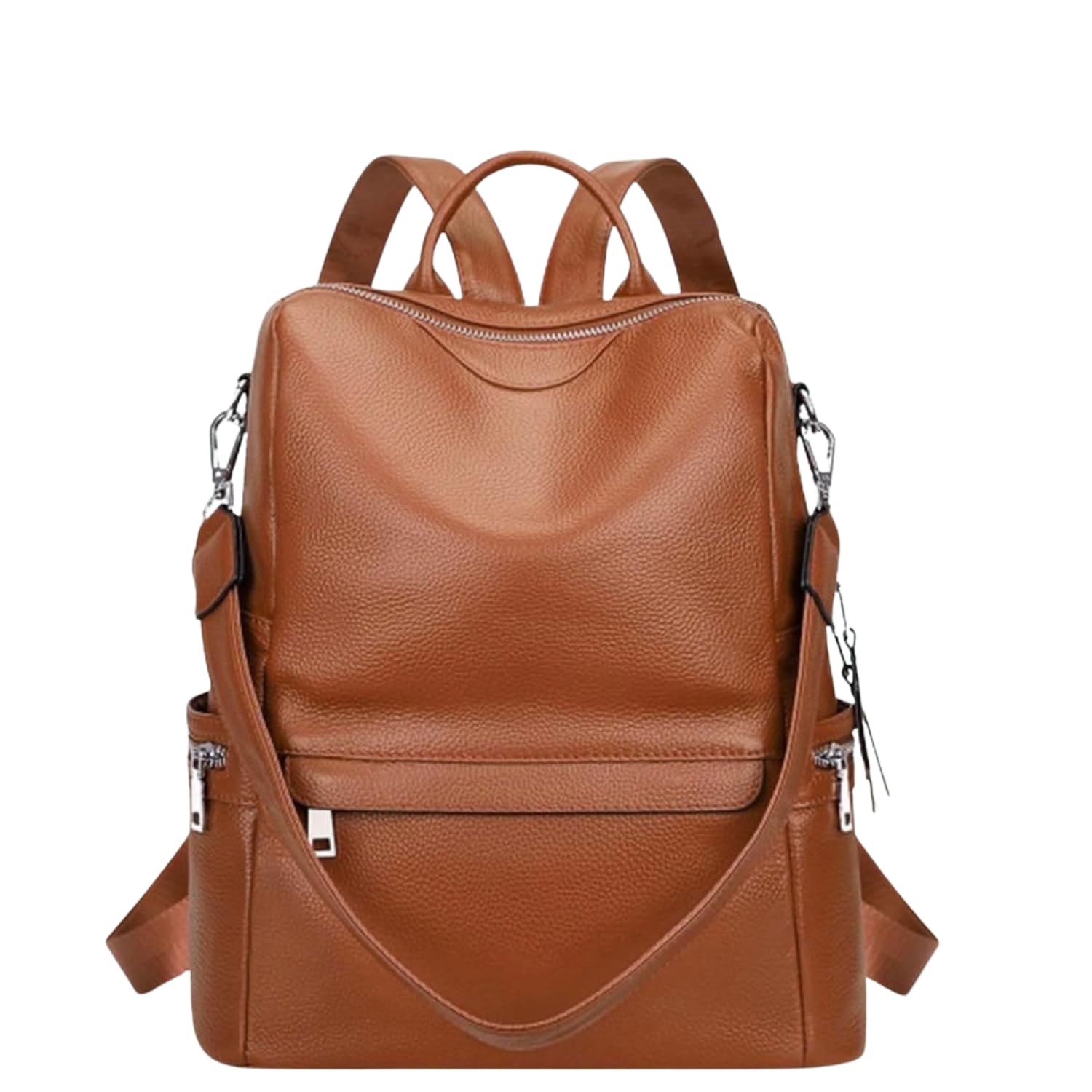 jaisom Stylish Women's Fashion Backpack Purses Multipurpose Design Handbags and Shoulder Bag (Half Moon - BROWN_BZ)-picture-28