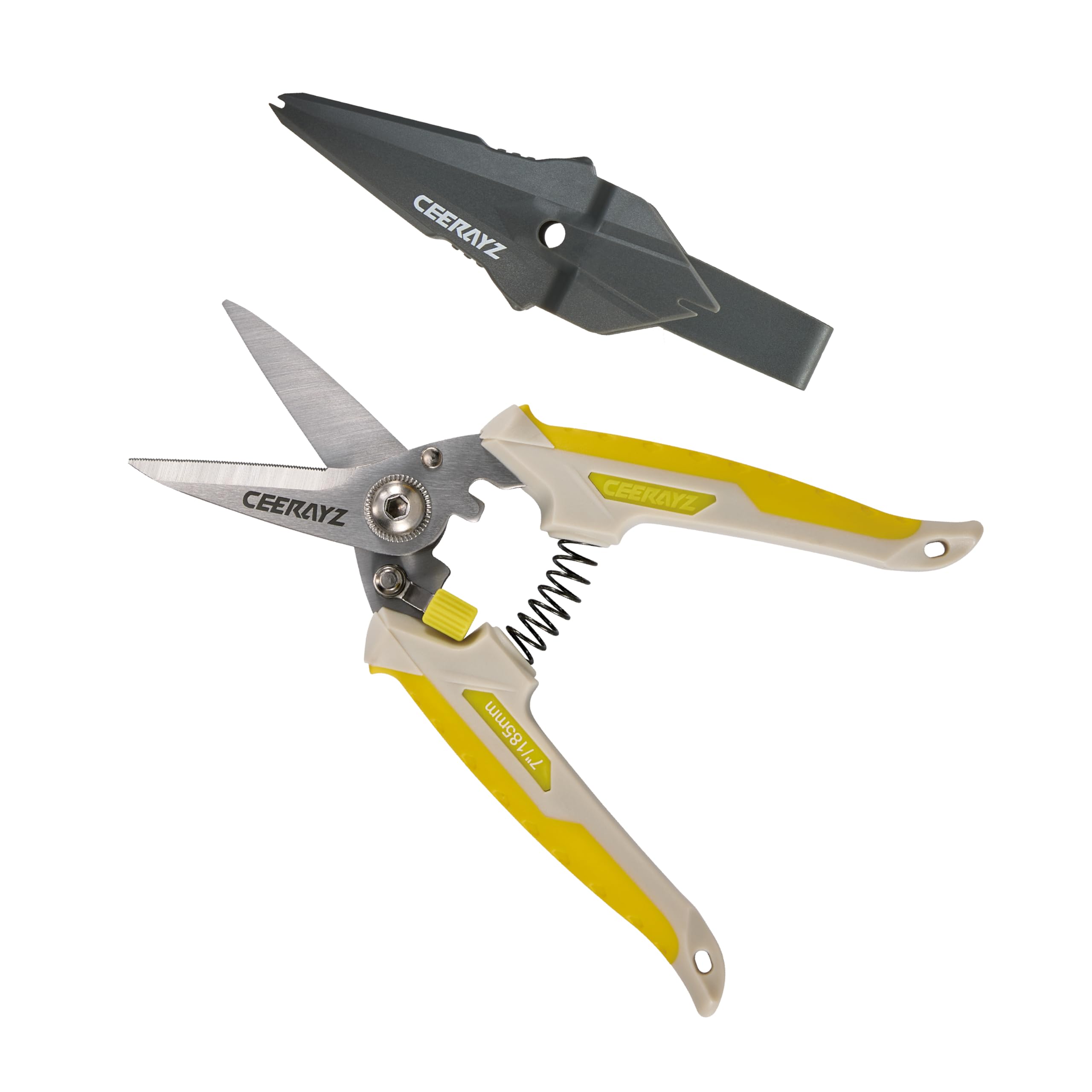 Amazon.co.jp: CEERAYZ Shears, 7.3 inches (185 mm), Multi-purpose