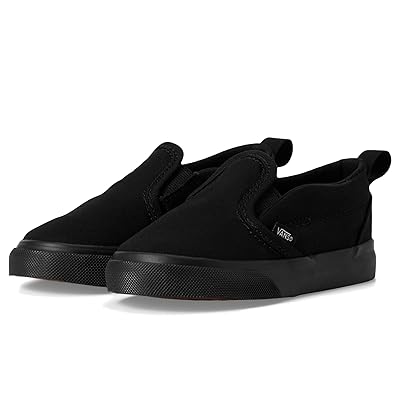 Vans Kids Slip On V (Infant/Toddler) Kids Shoes Black/Black