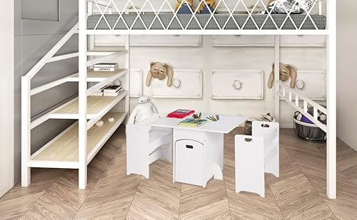 WOLTU SG007 Tavolo e Sedie per Bambini Tavolino