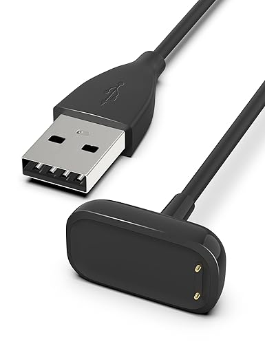 Bicmice Cargador compatible con Fitbit Charge 6/Charge 5/Luxe Cable de carga de repuesto para Fitbit Charge 6,5, Luxe Fitness Tracker-3.3 pies/3.3 ft