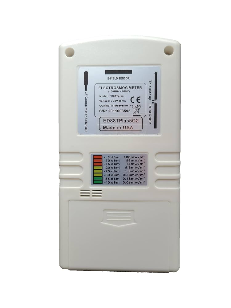 電磁波測定器　Cornet ED88T electrosmog meter Cornet ED-88TPlus EMF/RF Detector 100MHz - 8GHz |Includes