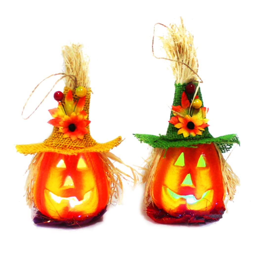 Halloween Decor, Halloween Pumpkin Lantern Flashing Light Up Decorative Pumpkin Foam Props
