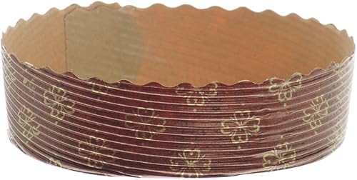 Molde para hornear mini pastel para horno, papel de celulosa marrón, 4 pulgadas de diámetro x 1 18 pulgadas de alto