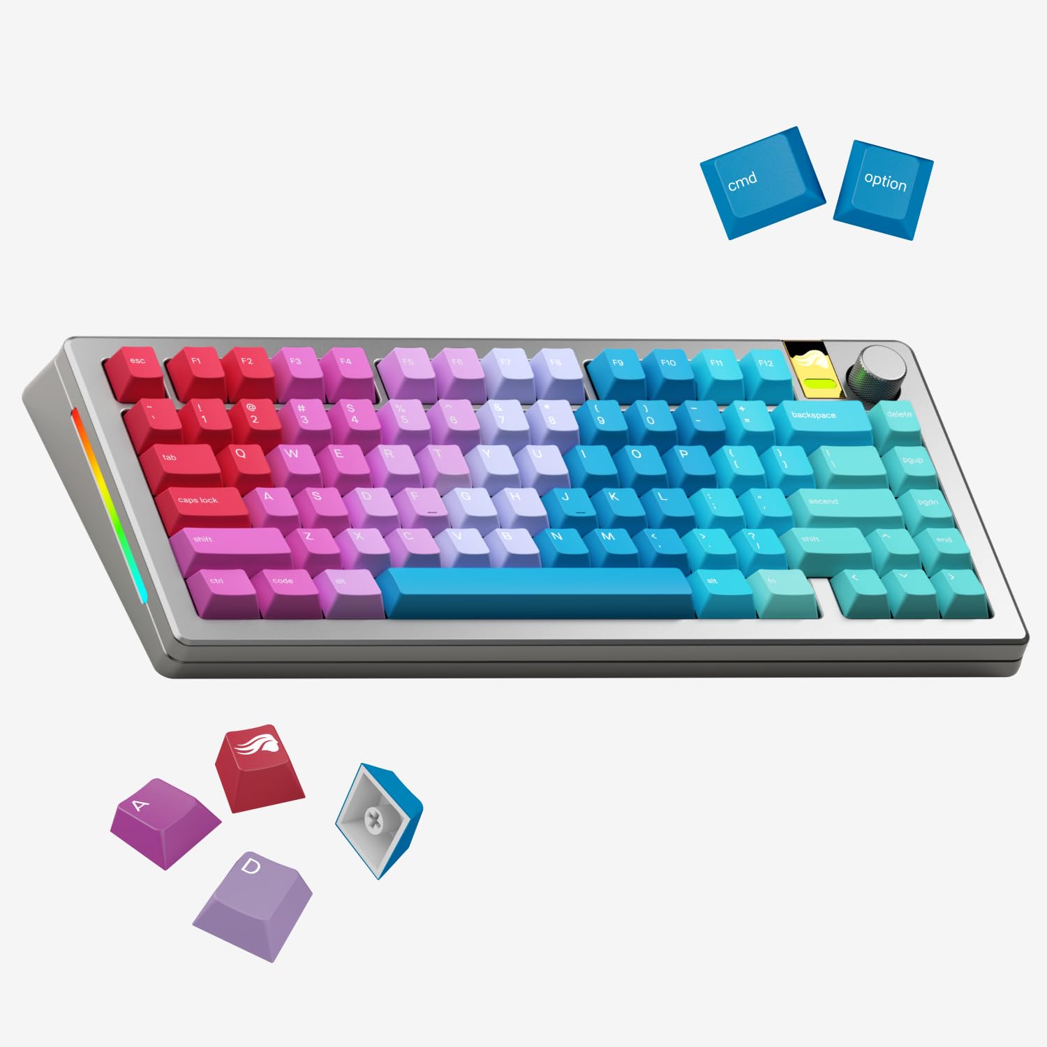 Amazon.com: Glorious Gaming Daydream GPBT Gradient Keycaps, 135