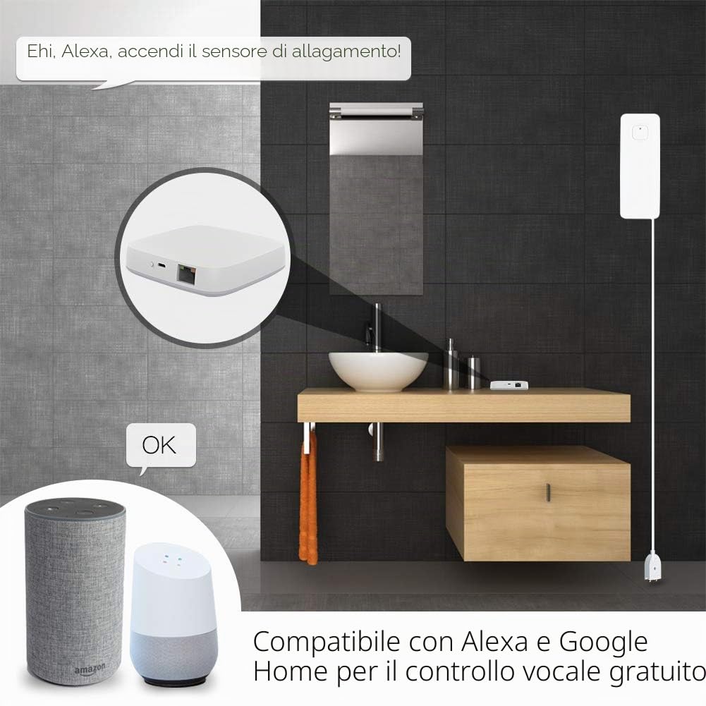 MOES Tuya ZigBee Smart Gateway Hub per prodotti Tuya ZigBee Smart Home | Bridge, Smart Life APP Telecomando wireless, funziona, Alexa Google Home