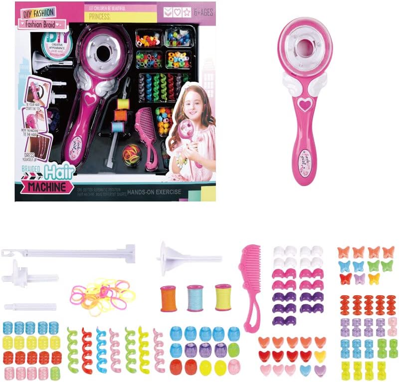 Automatic Hair Braider Machine Electric Hair Braiding Machine Diy Hair Styling Tools Hair Twister Machine Hairstyle Tools Toy Set for Teen Girls Children's New Toy Sets