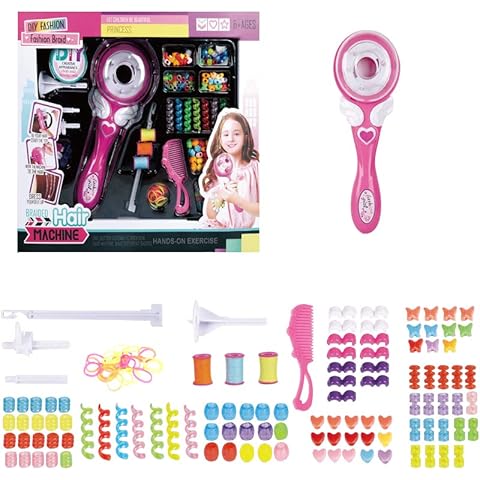 Automatic Hair Braider Machine Electric Hair Braiding Machine Diy Hair Styling Tools Hair Twister Machine Hairstyle Tools Toy Set for Teen Girls Children's New Toy Set (Hair Braider/2) Cover