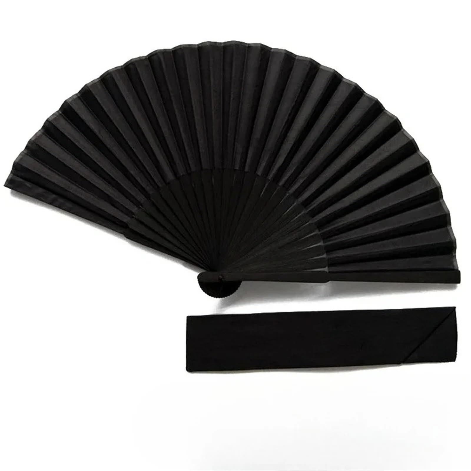 Ryckey Folding Fan 5pcs Vintage Folding Fans Wedding Party Favor Supplies Chinese Dance Home Party Folding Decorative Fans for Performance, Dancing,Home Decoration(1pc fan and 1pc bag)