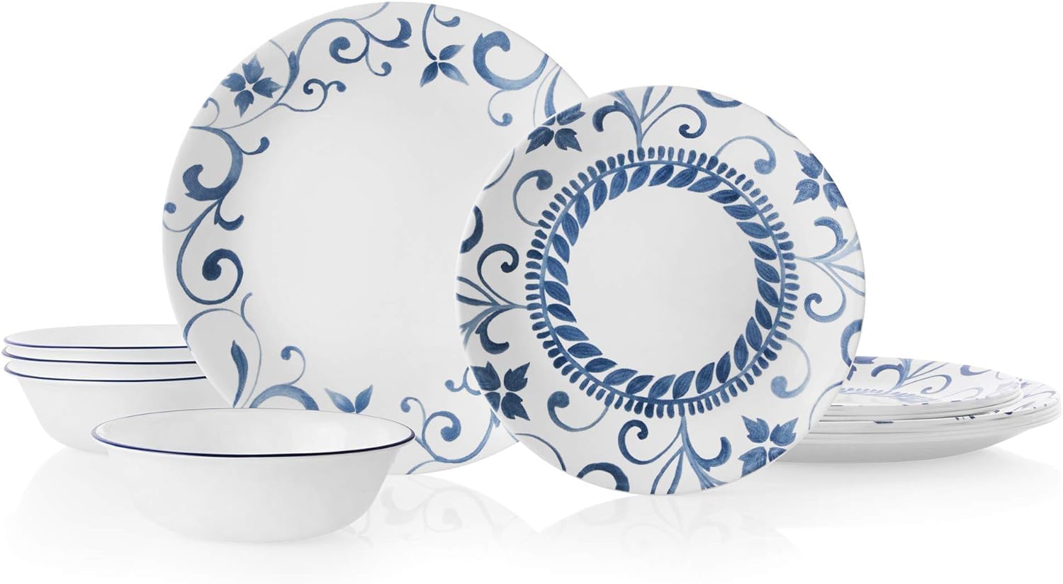 12-Piece Chip Resistant Classic Collection Dinnerware Set, ARTEMIS 1X12 (1138861)