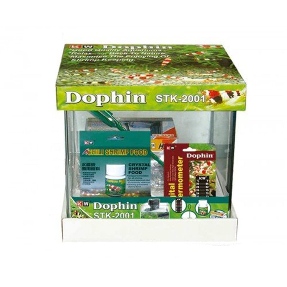 Kw ZoneDophin Shrimp Kit Tank STK - 2001-20 x 23 x 25cm