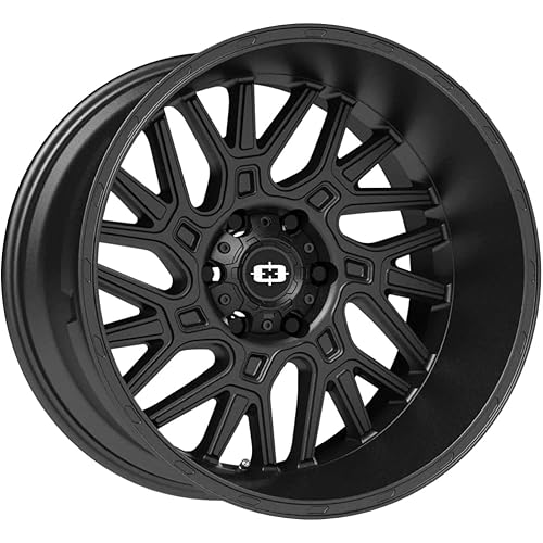 Vision 404 Brawl 22x14 6x5.5" -76mm Satin Black Wheel Rim 22" Inch
