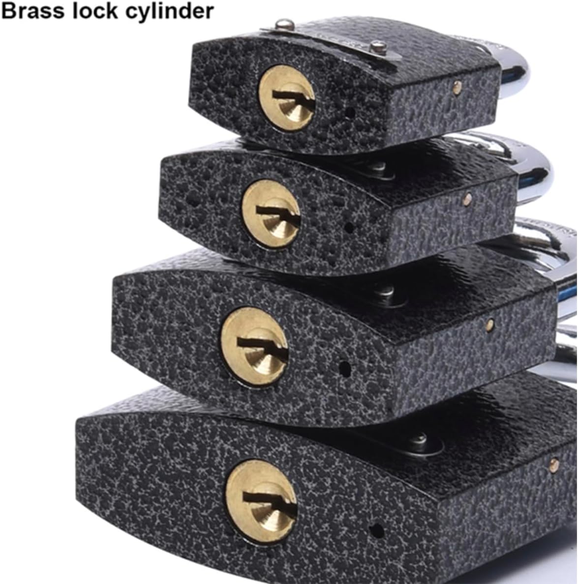 Edward Tools Harden Small Padlock with Keys (2 Pack) – 32mm Waterproof Heavy-Duty Lock – Brass Cylinder & Hardened Steel Shackle - Secure Lock for Luggage, Lockers, Doors & Outdoor Use