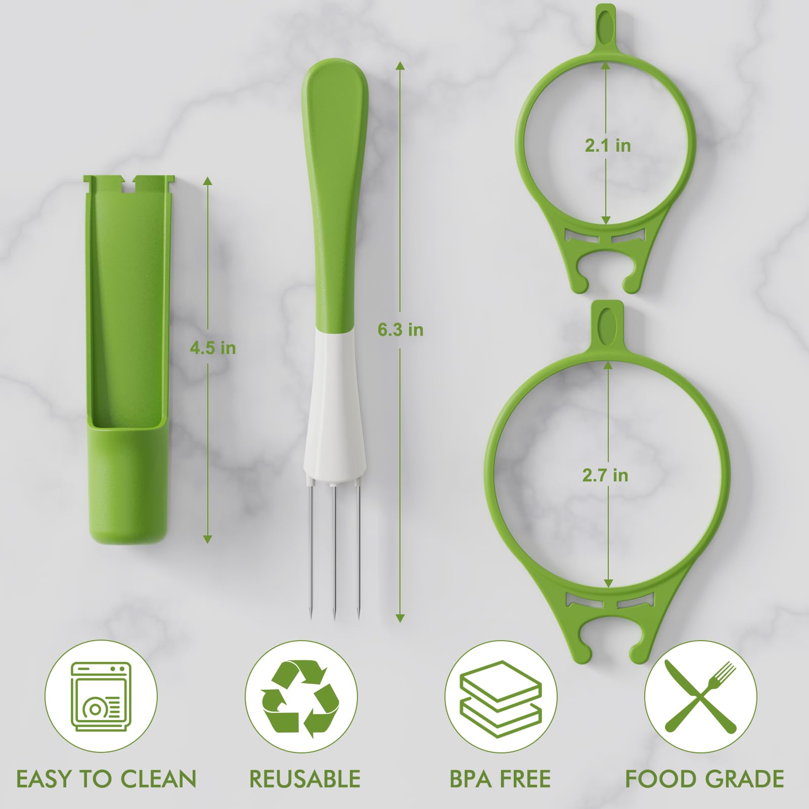2 Pack Pickle & Olive Fork for Jar, 304 Stainless Steel — Amazon image 7