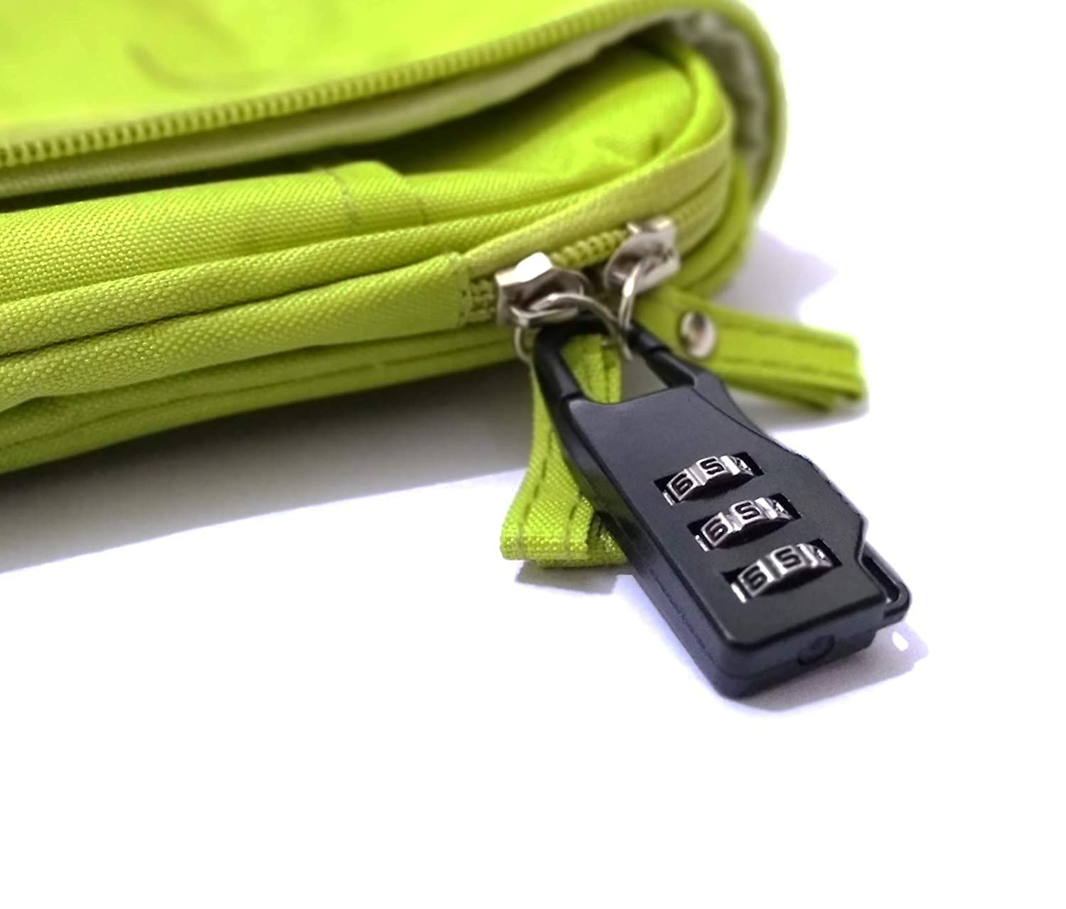 Red Champion Travel Security Combination Lock Zinc Alloy Padlock Colorful Combination 3 Digit Travel Bag Password Number Lock Small Padlock Codes for Luggage Bag - Assorted-image-4