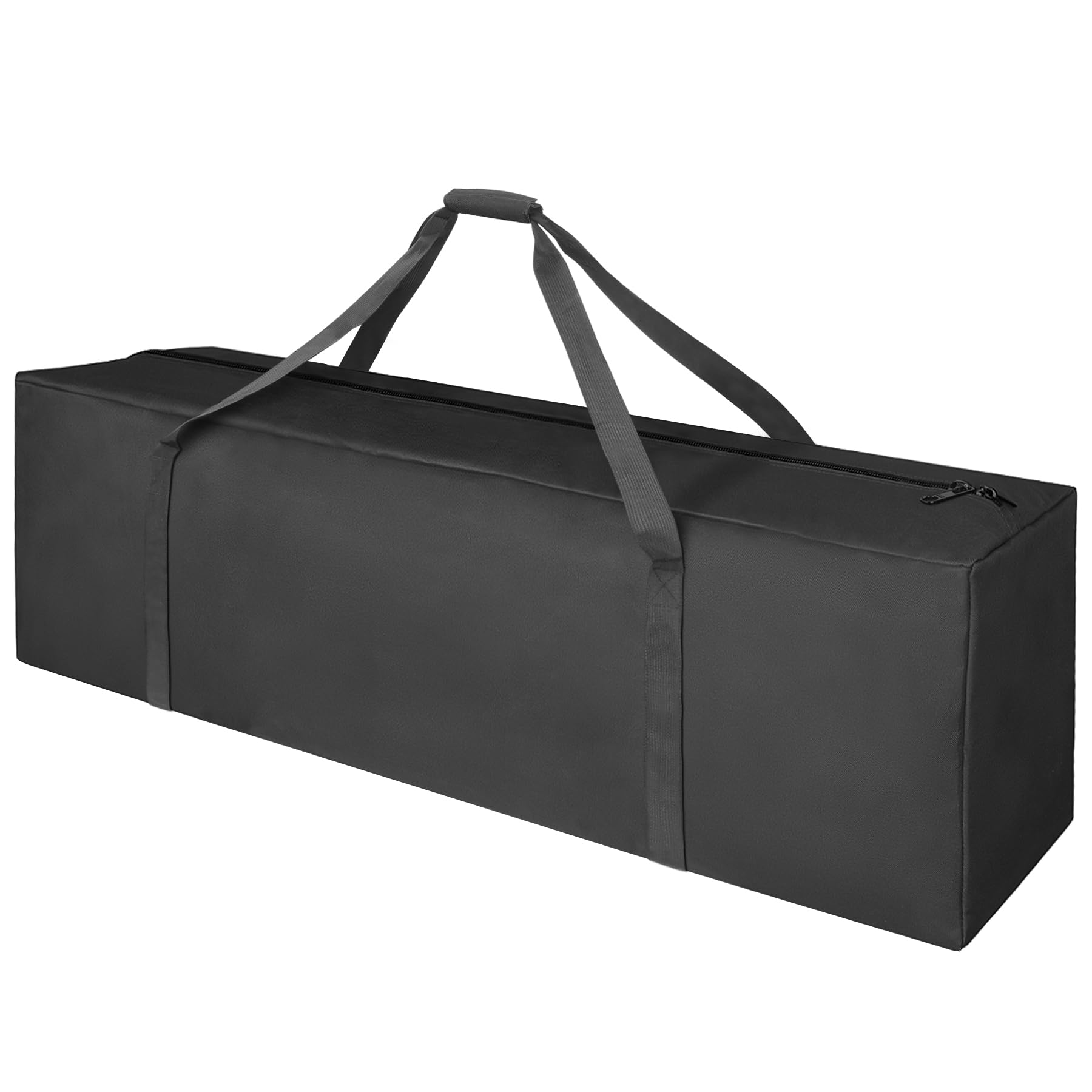 INFANZIA 160L Sporttasche, Extra Große Aufbewahrungstasche mit Doppelreißverschluss, Tragetasche mit Großer Kapazität für Kleidung, Umzug, Stark und Wasserdicht, 132x40x30 cm, Schwarz