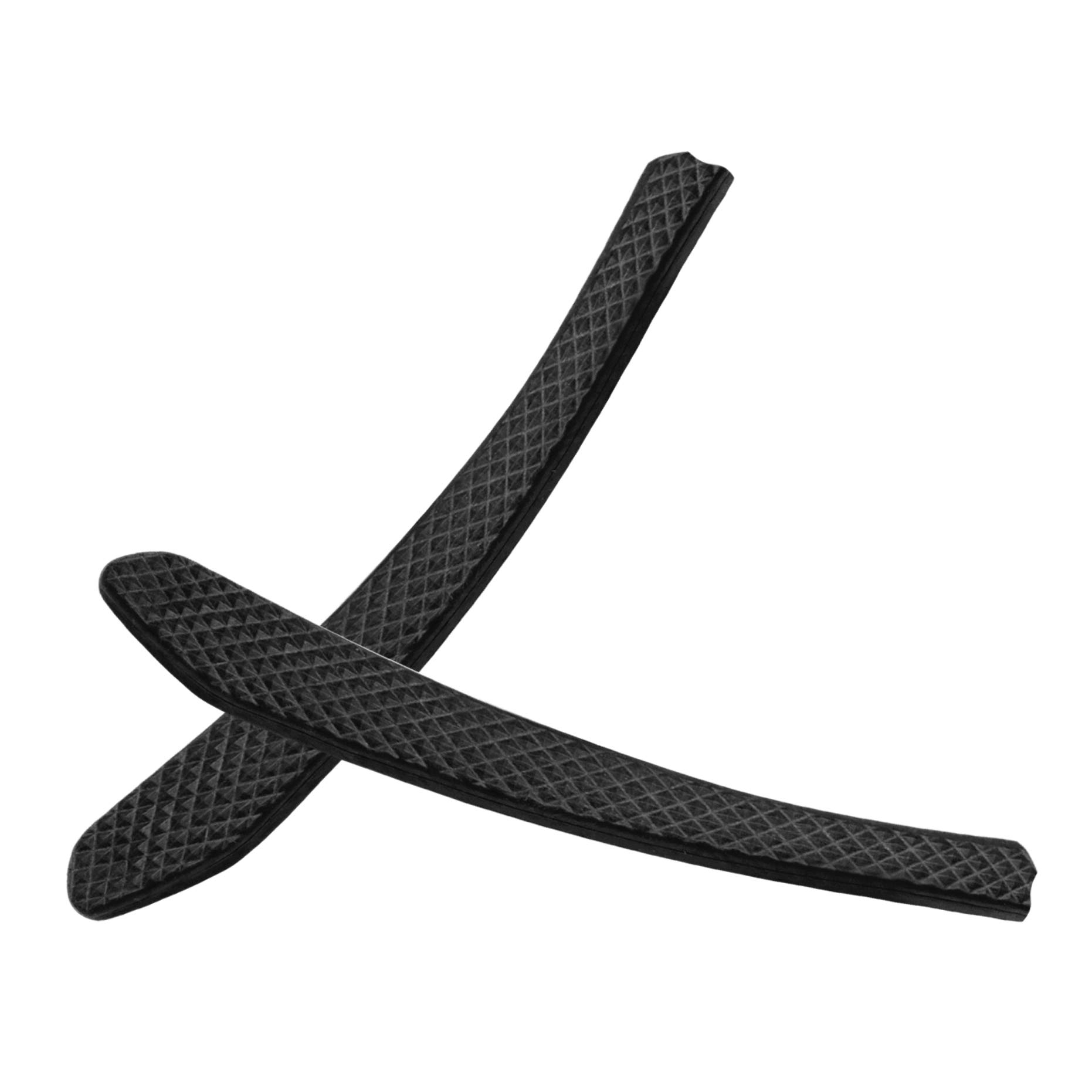 RockShell Earsocks Replacement for Oakley Jupiter Squared OO9135 Sunglasses - Black