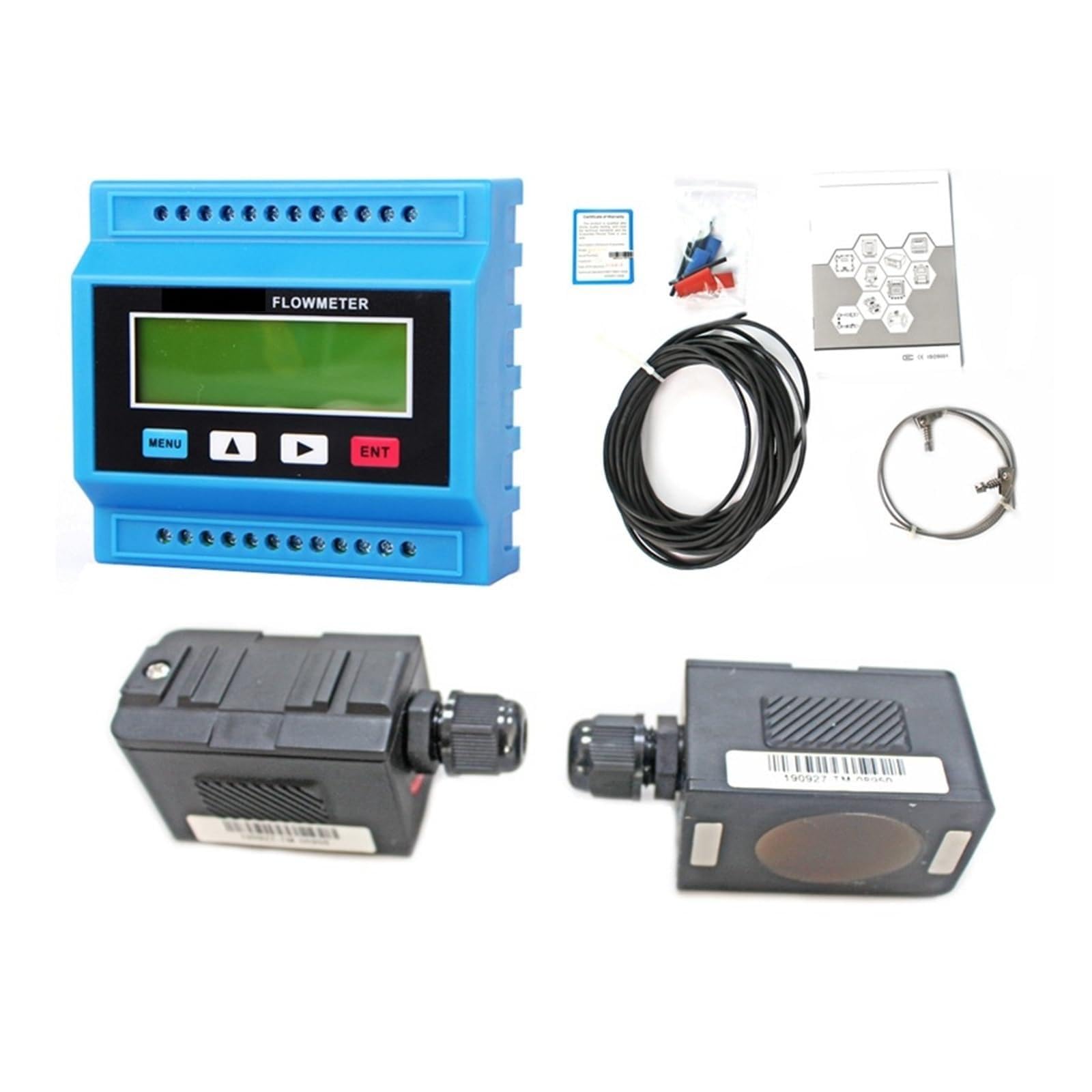 HHB18I TUF2000M modular flowmeter external clamp type pipeline type volumetric flowmeter(Host plus TL-1-HT)